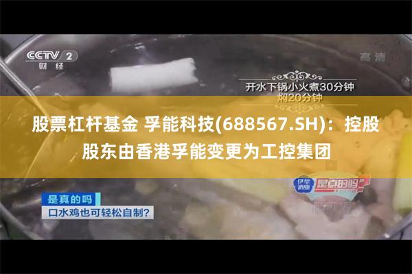 股票杠杆基金 孚能科技(688567.SH)：控股股东由香港孚能变更为工控集团