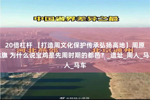 20倍杠杆 【打造周文化保护传承弘扬高地】周原膴膴 为什么说宝鸡是先周时期的都邑？_遗址_周人_马车