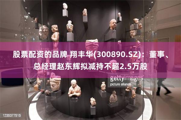 股票配资的品牌 翔丰华(300890.SZ)：董事、总经理赵东辉拟减持不超2.5万股